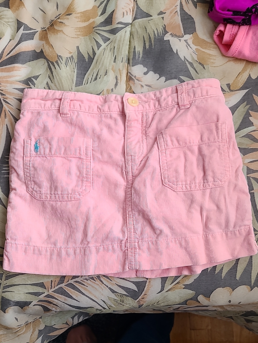 Ralph Lauren Light Pink Corduroy Skort
